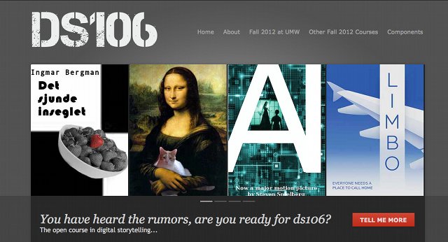 DS 106 Homepage