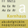 FF Meta Typeface